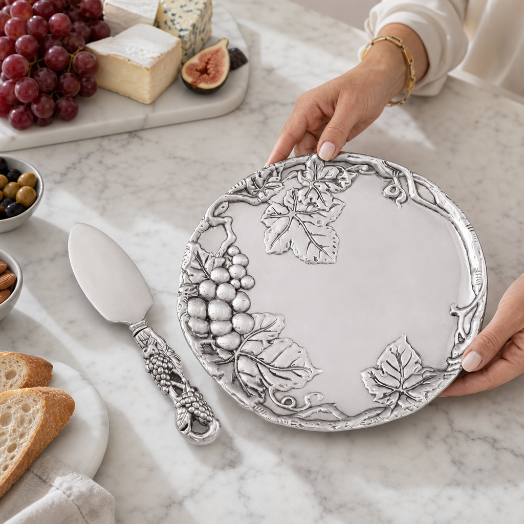 Grape Plate with Server