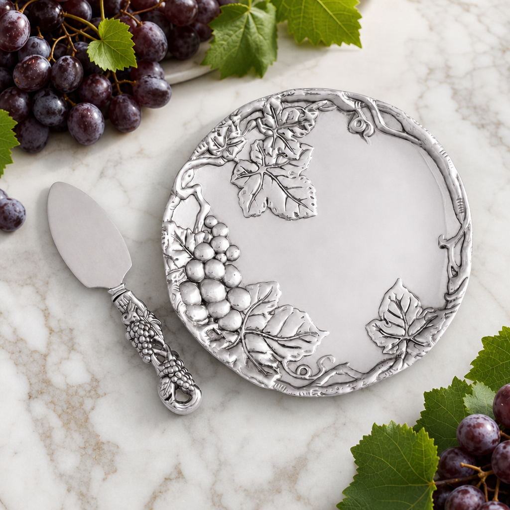 Grape Plate with Server