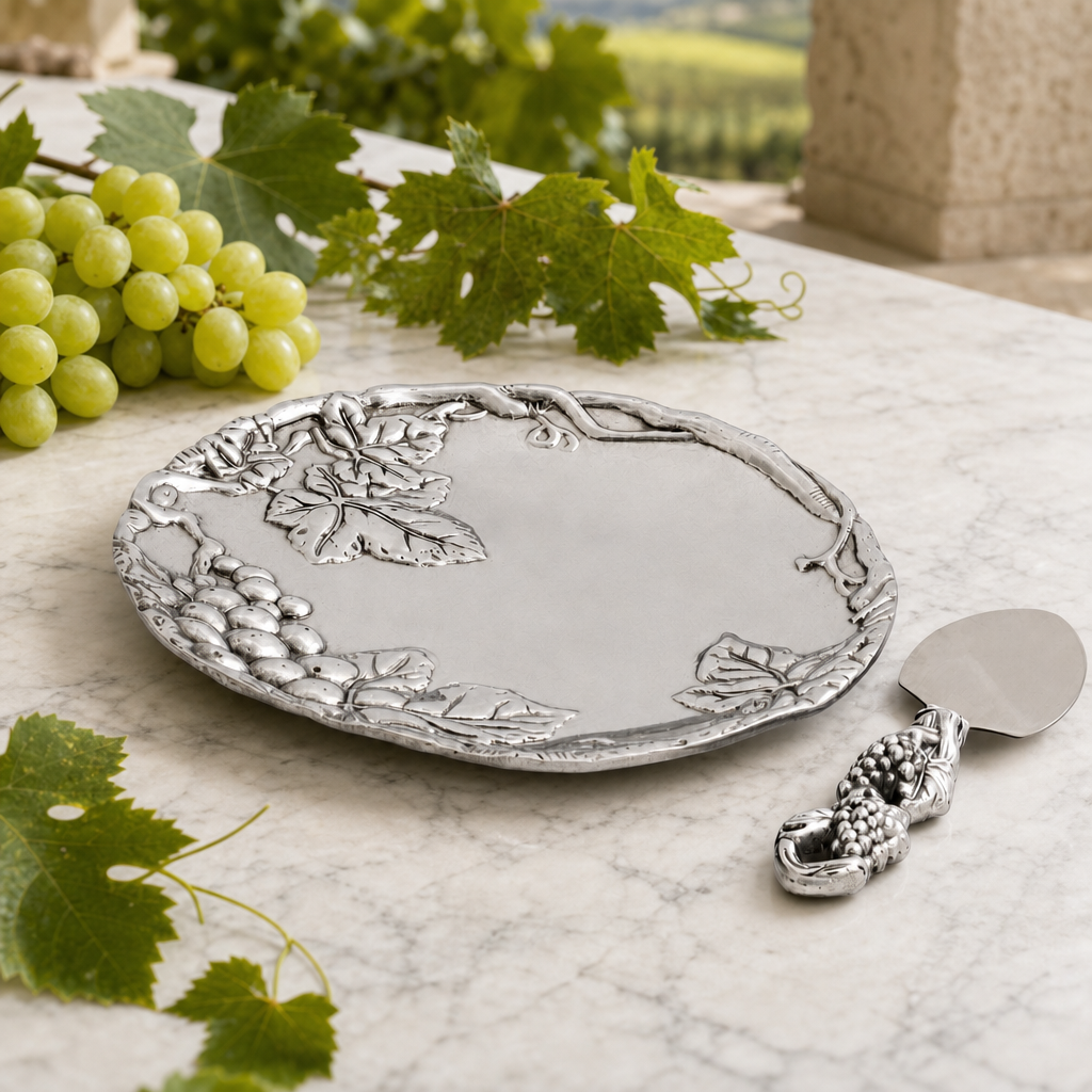 Grape Plate with Server