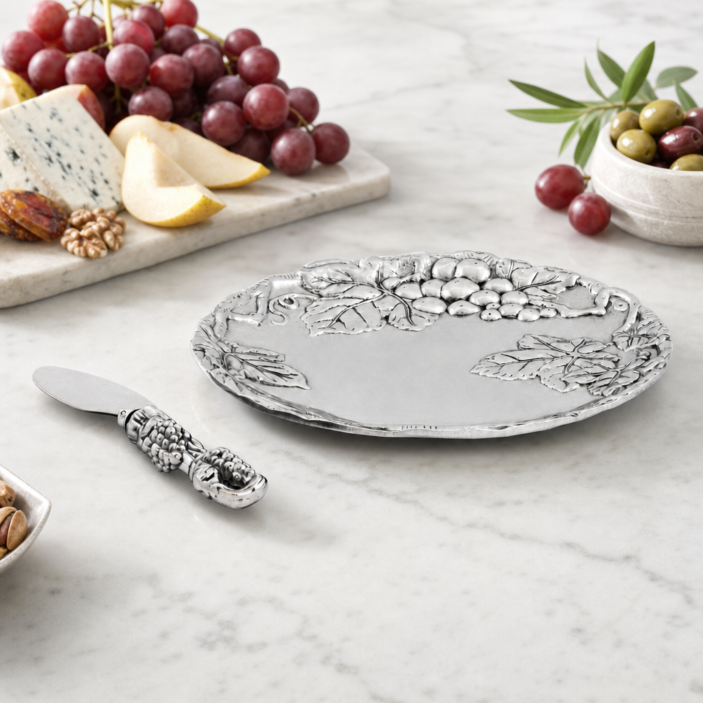 Grape Plate with Server
