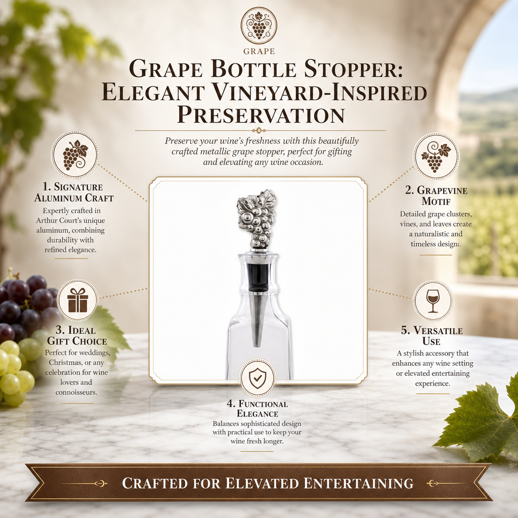 Grape Bottle Stopper
