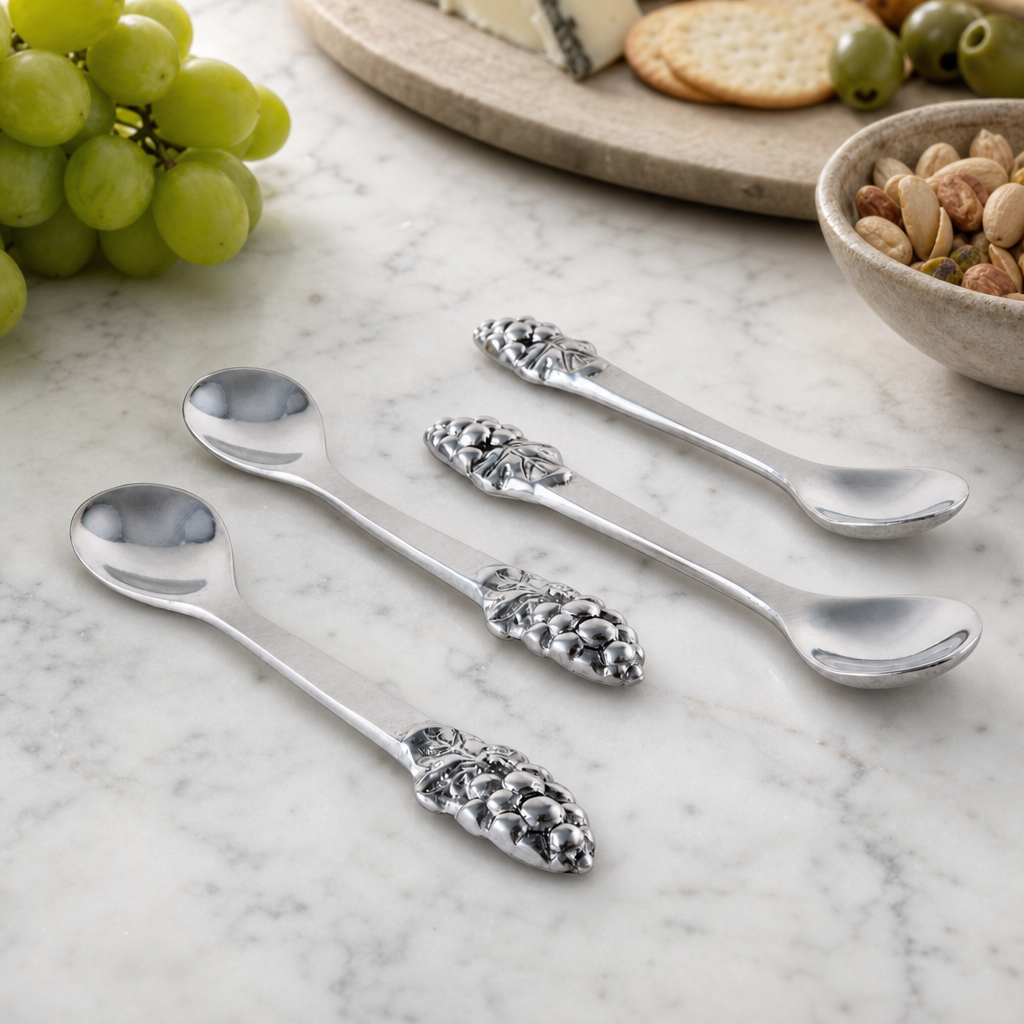 Grape Set/4 Spoons