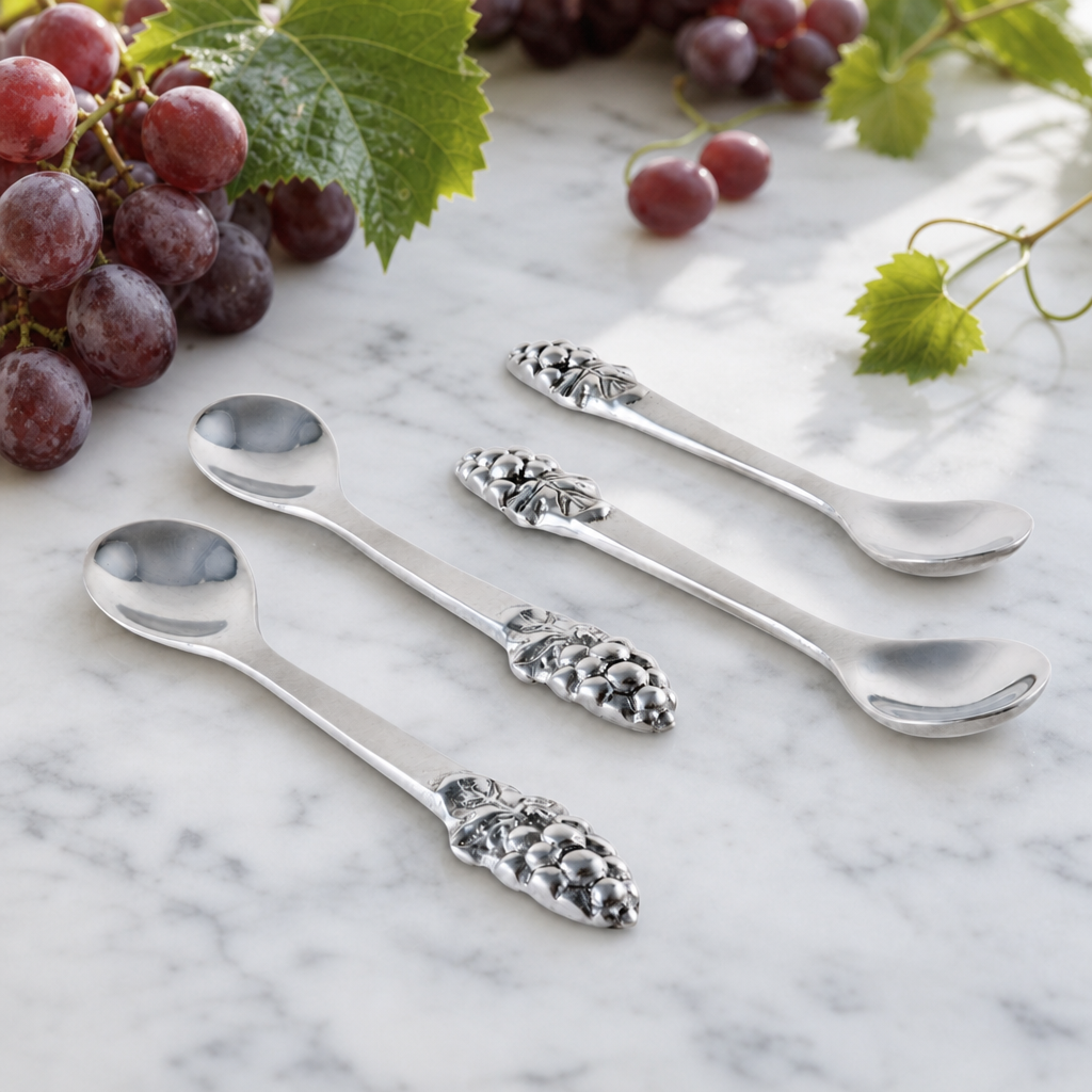 Grape Set/4 Spoons