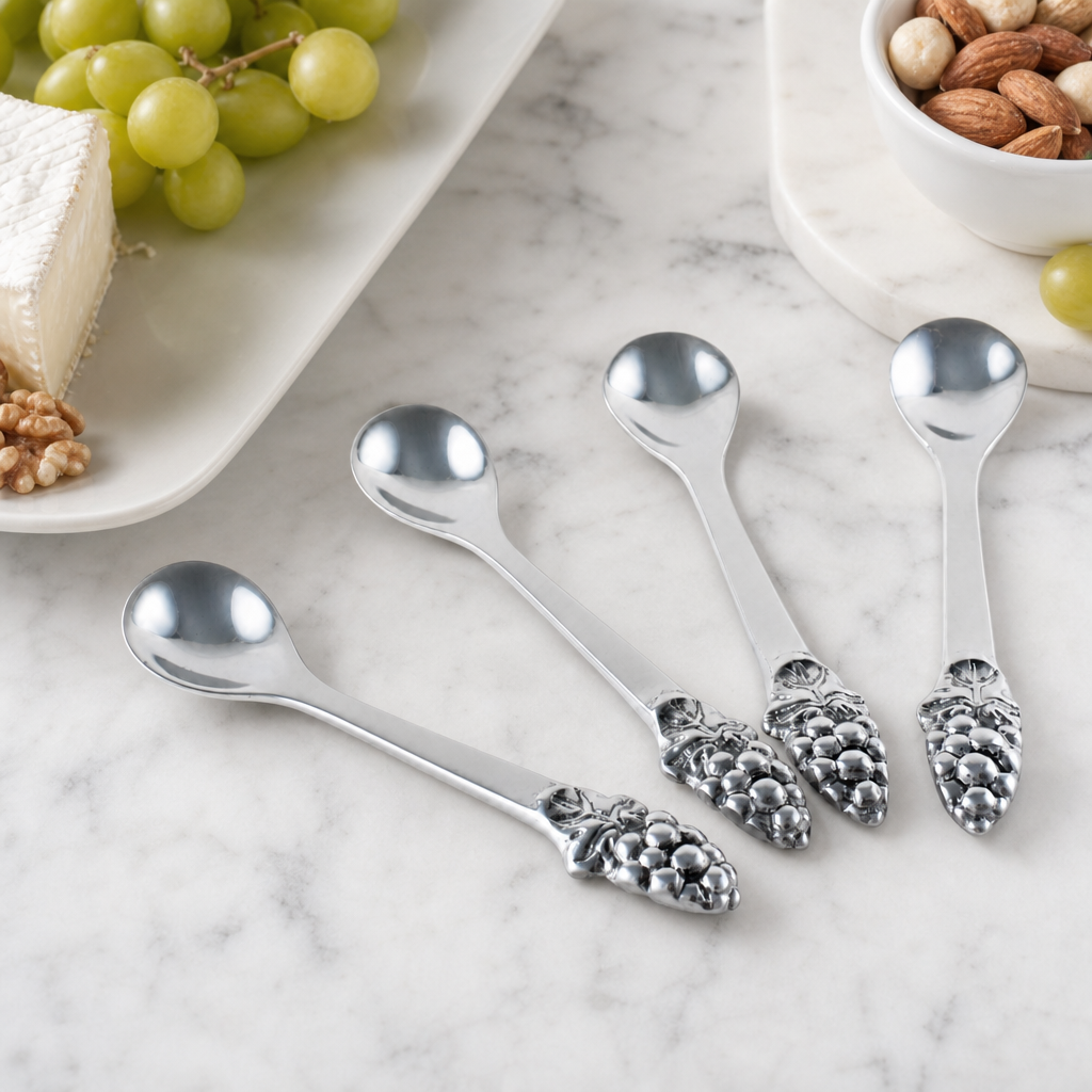 Grape Set/4 Spoons