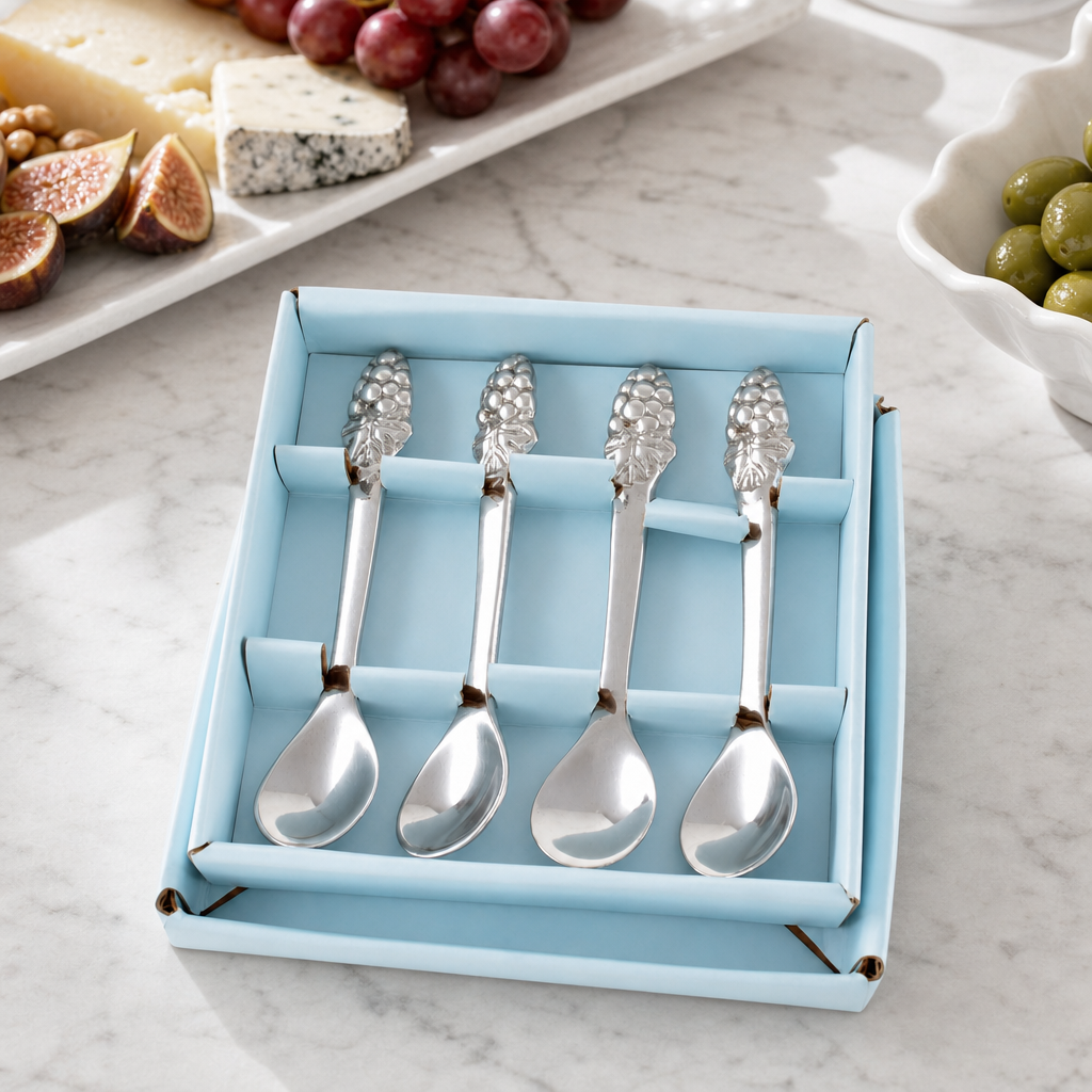 Grape Set/4 Spoons
