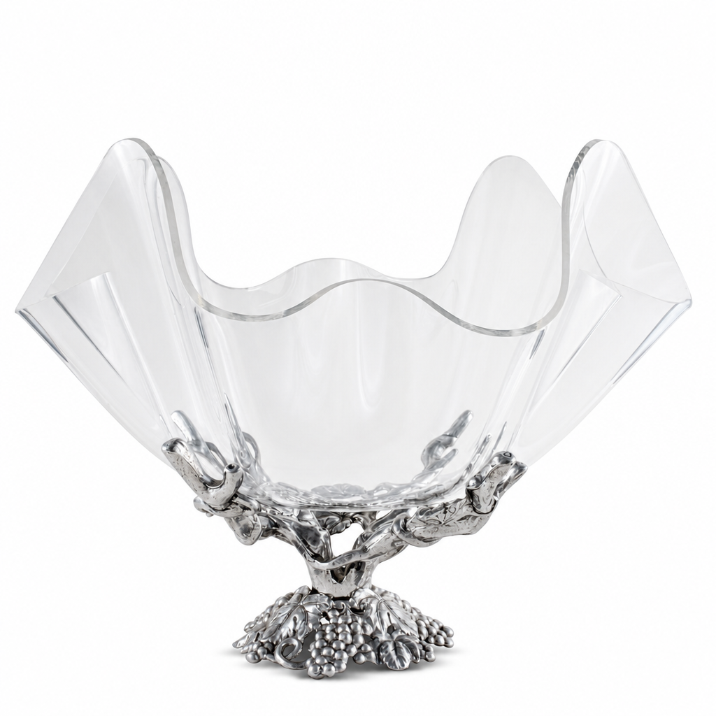 Grapevine Stand Acrylic Bowl 14