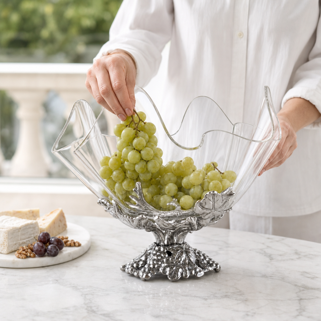 Grape Stand Acrylic Bowl 11