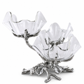 Grape Acrylic Bowls 3-Tiered Stand