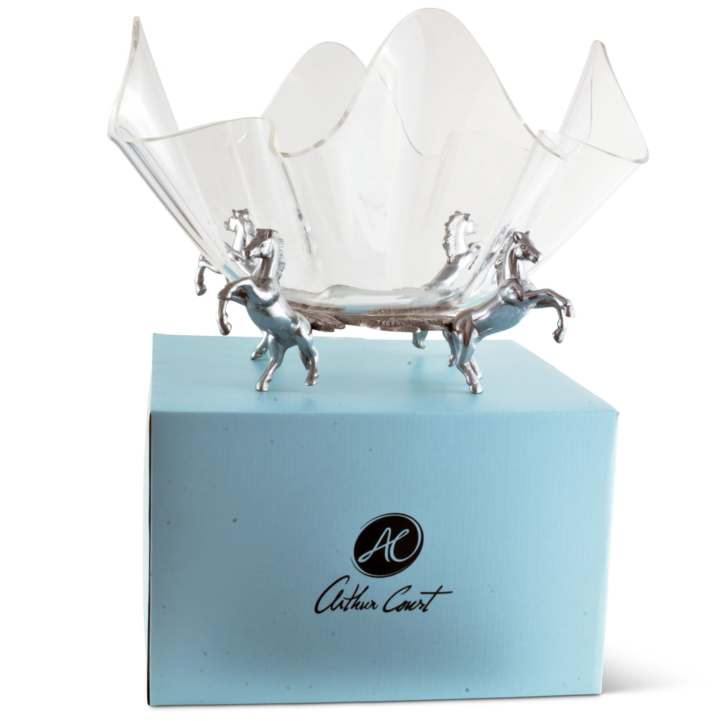 Horse Stand Acrylic Bowl 14