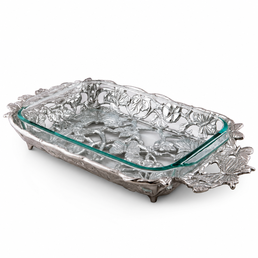 Butterfly Pyrex Holder 3qt