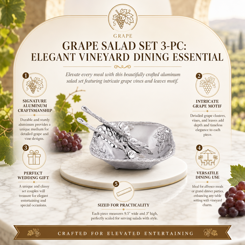 Grape Salad Set 3-Pc