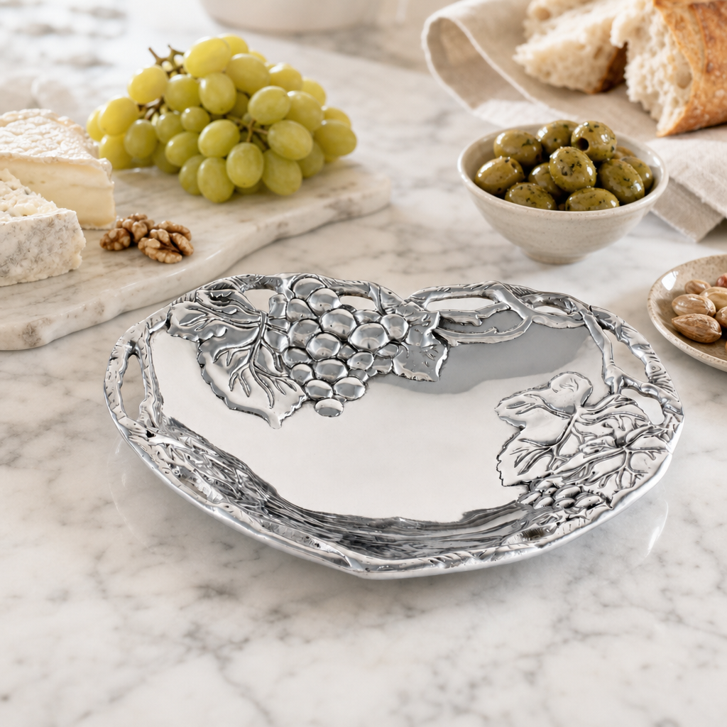 Grape Heart Coupe Tray