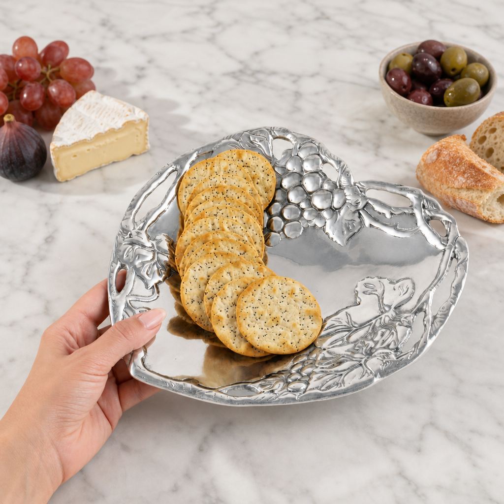 Grape Heart Coupe Tray