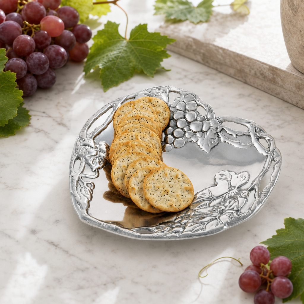 Grape Heart Coupe Tray