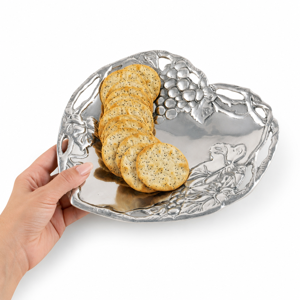 Grape Heart Coupe Tray
