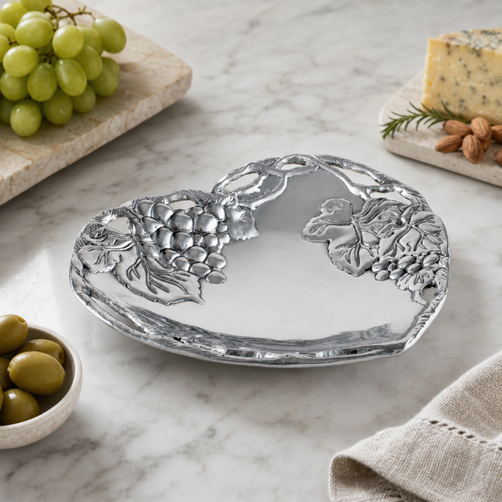 Grape Heart Coupe Tray