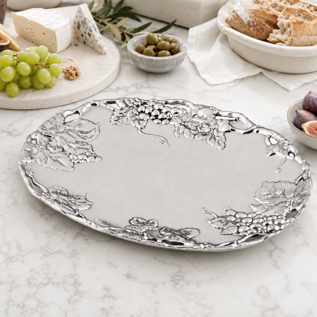 Grape Oval Platter