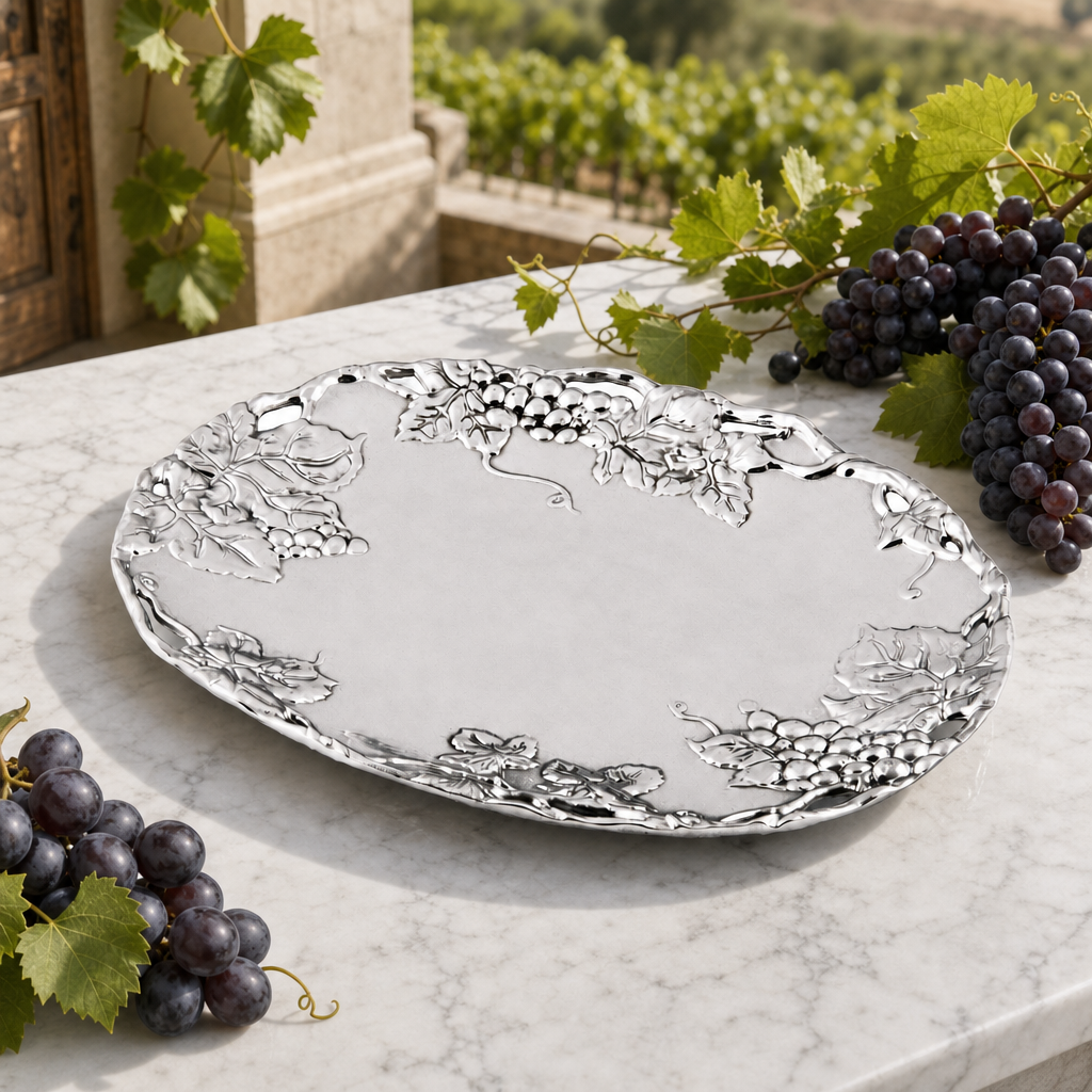 Grape Oval Platter