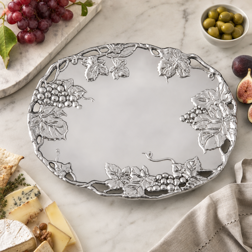 Grape Oval Platter