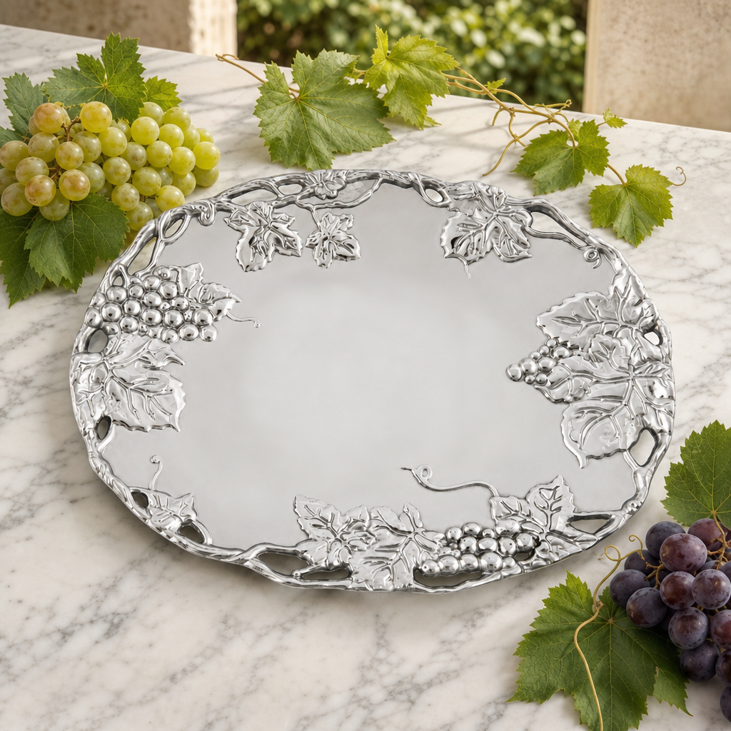 Grape Oval Platter