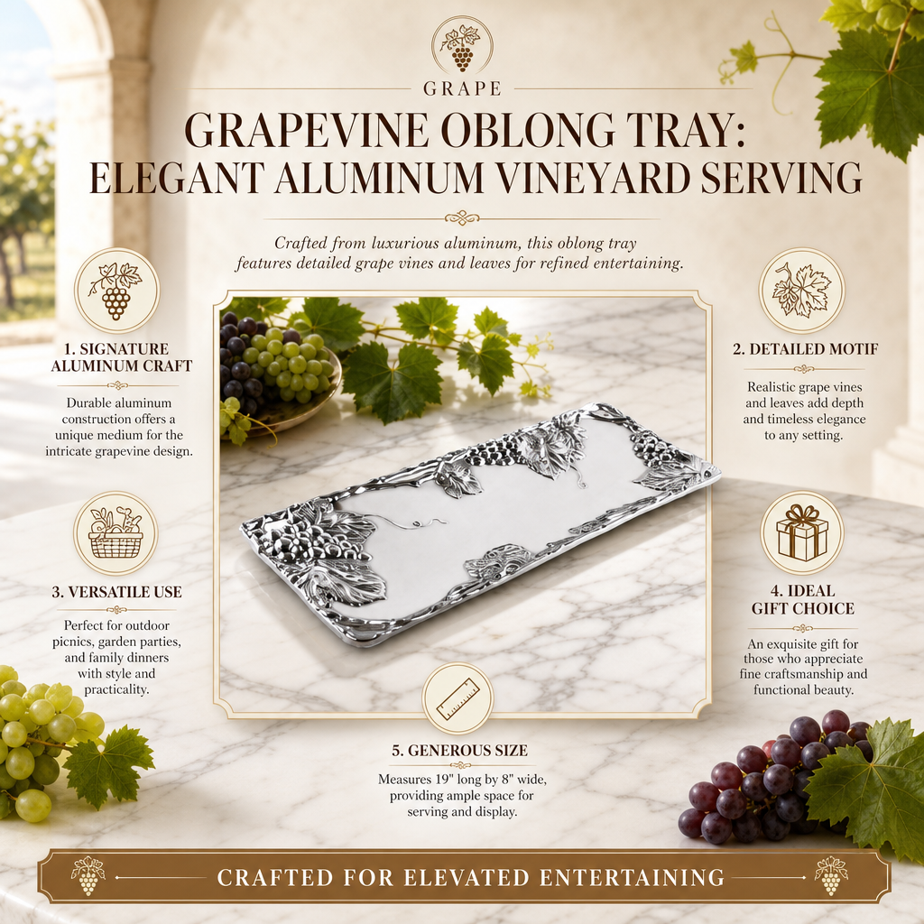 Grapevine Oblong Tray