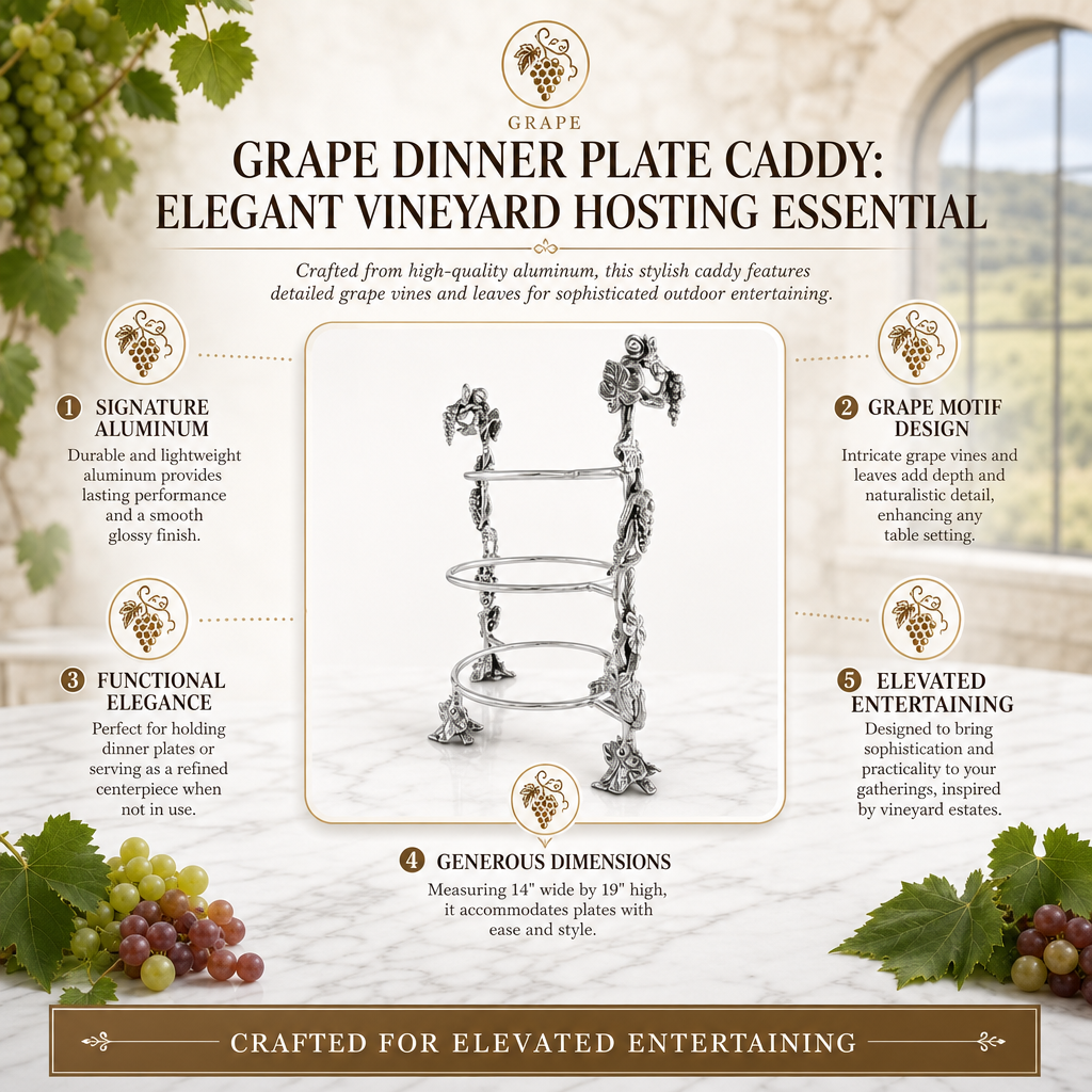 Grape Dinner Plate Caddy