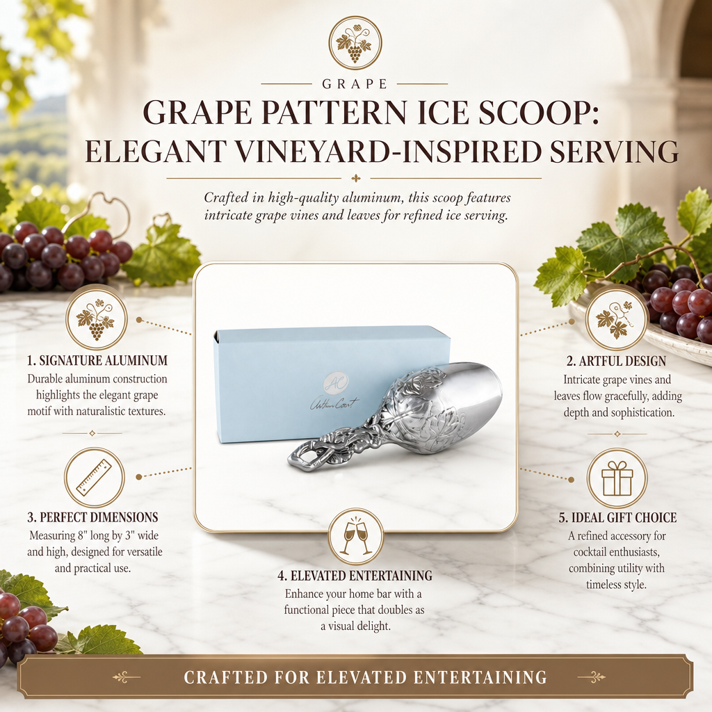 Grape Pattern Ice Scoop