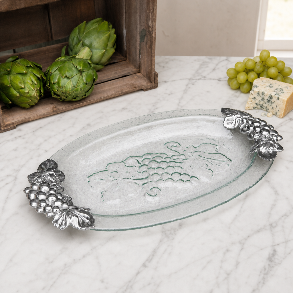 Grape Glass Platter