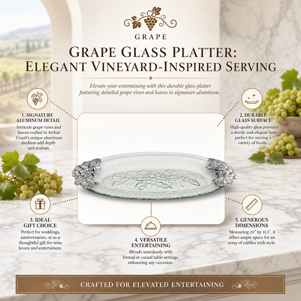 Grape Glass Platter