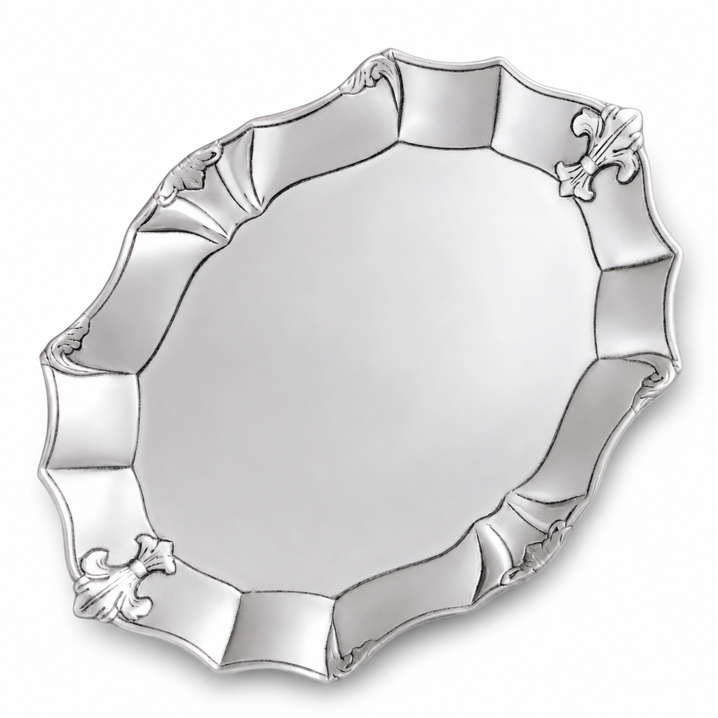 Fleur-De-Lis Oval Platter
