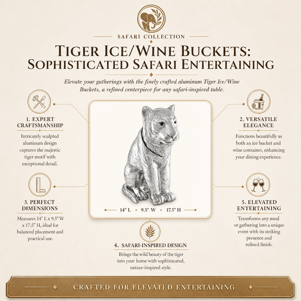 Tiger Ice/Wine Buckets