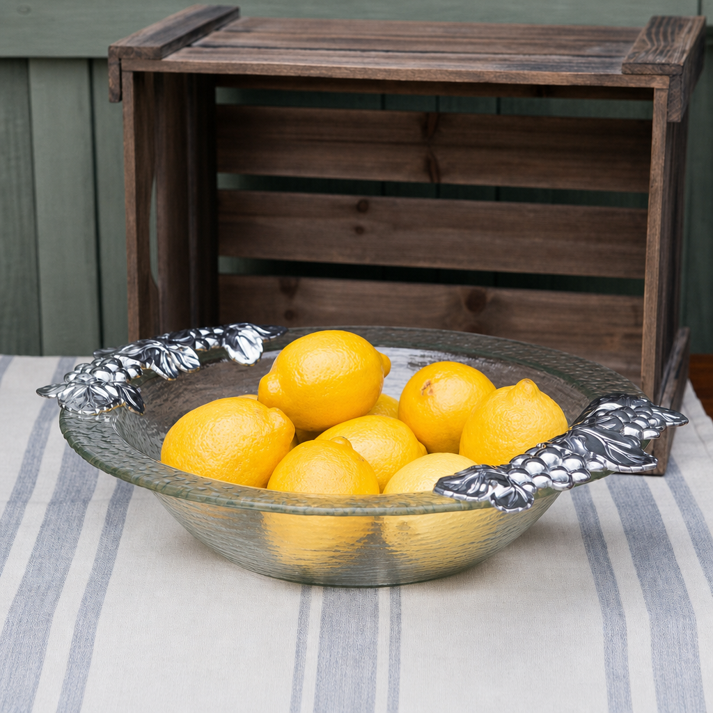 Grape Glass Salad Bowl