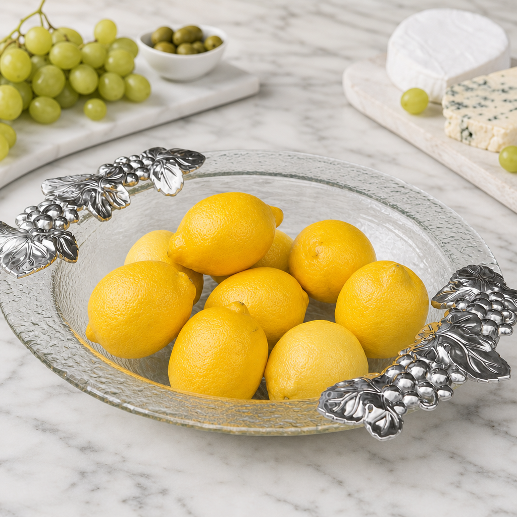 Grape Glass Salad Bowl