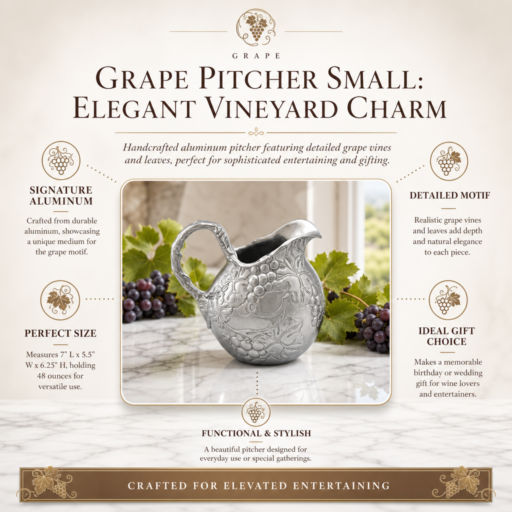 Grape Pitcher Small