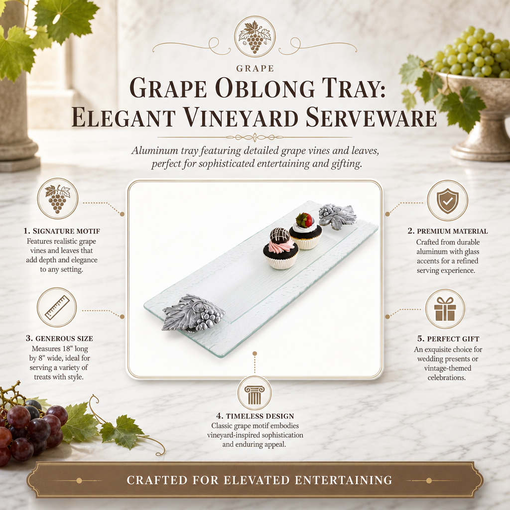 Grape Oblong Tray