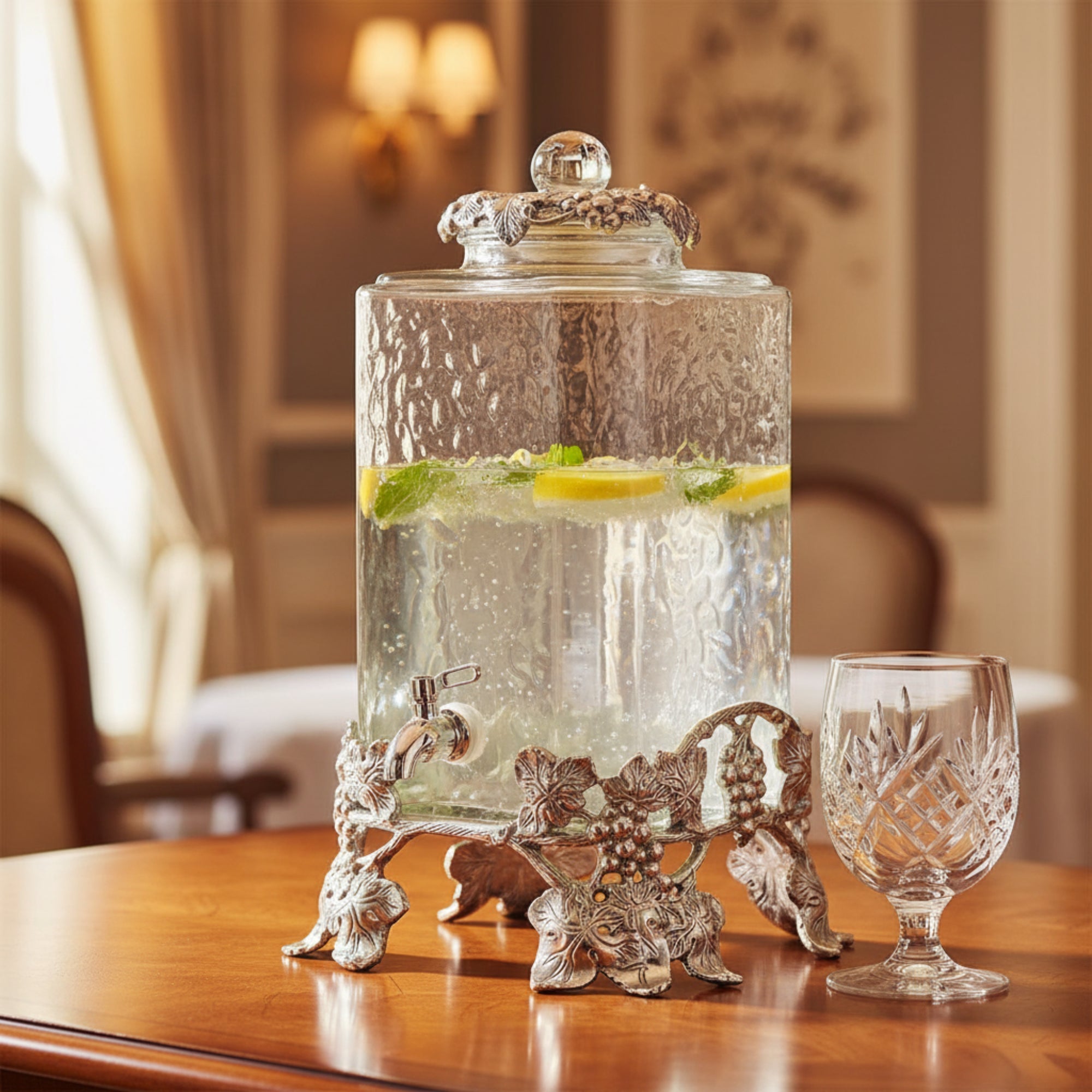 Elevated Grape Beverage Server