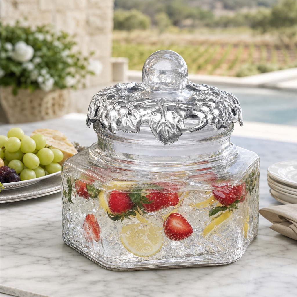 Elevated Grape Beverage Server