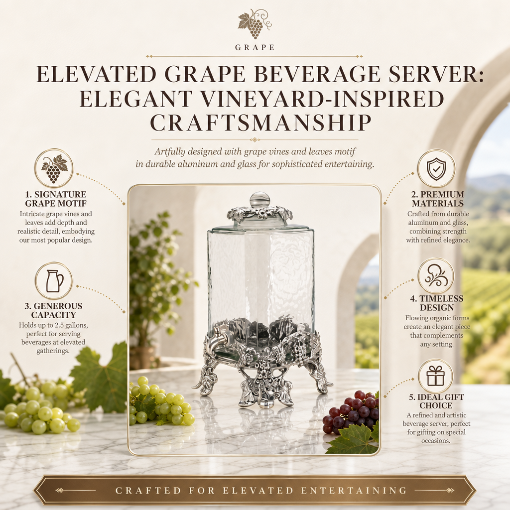 Elevated Grape Beverage Server