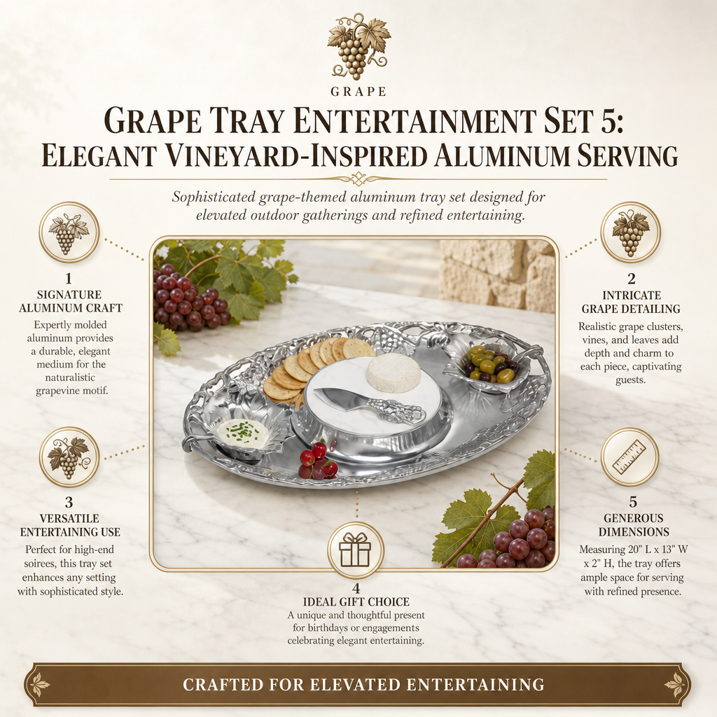 Grape Tray Entertainment Set 5