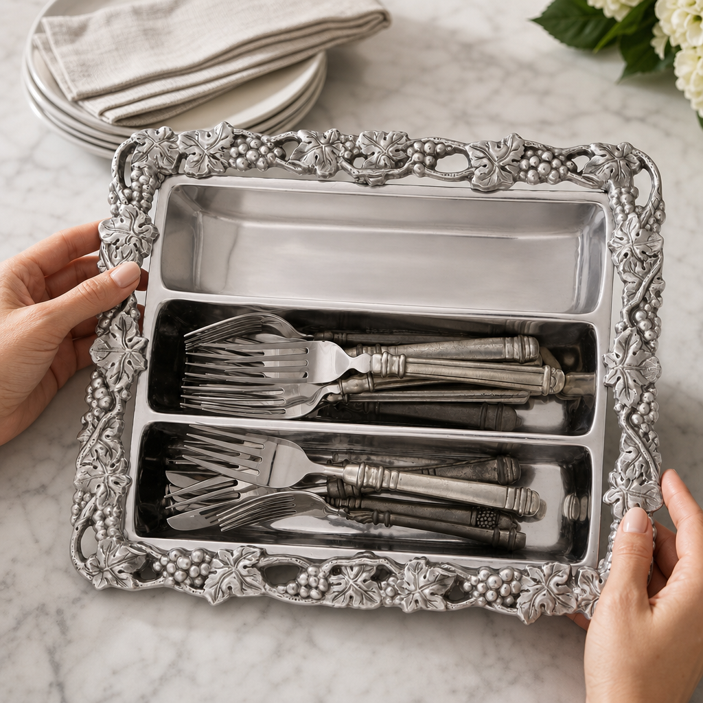 Grape Flatware Caddy