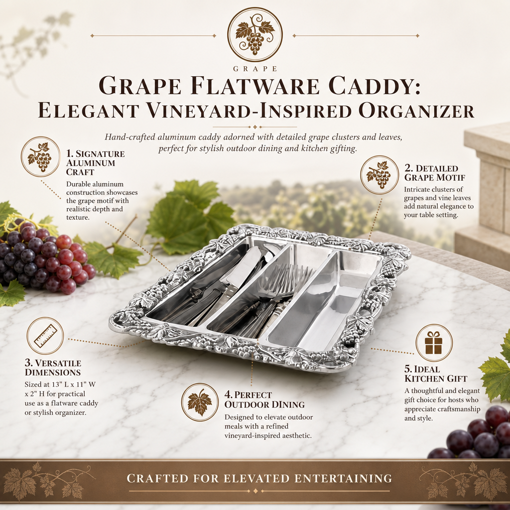 Grape Flatware Caddy
