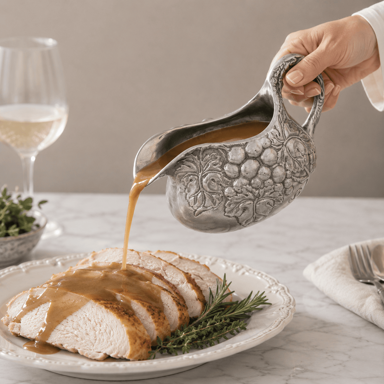 Grape Gravy Boat