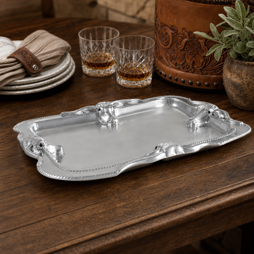 Longhorn Platter Large