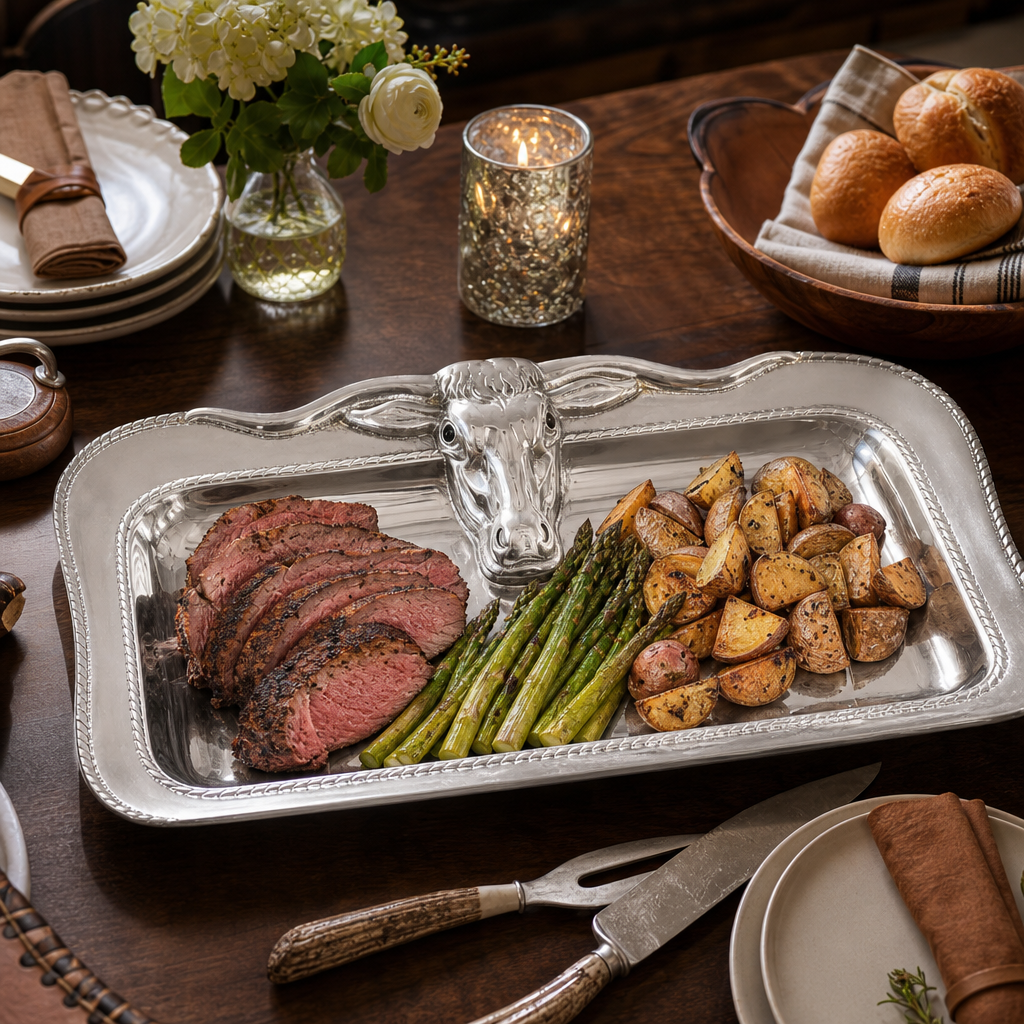Longhorn Platter Large