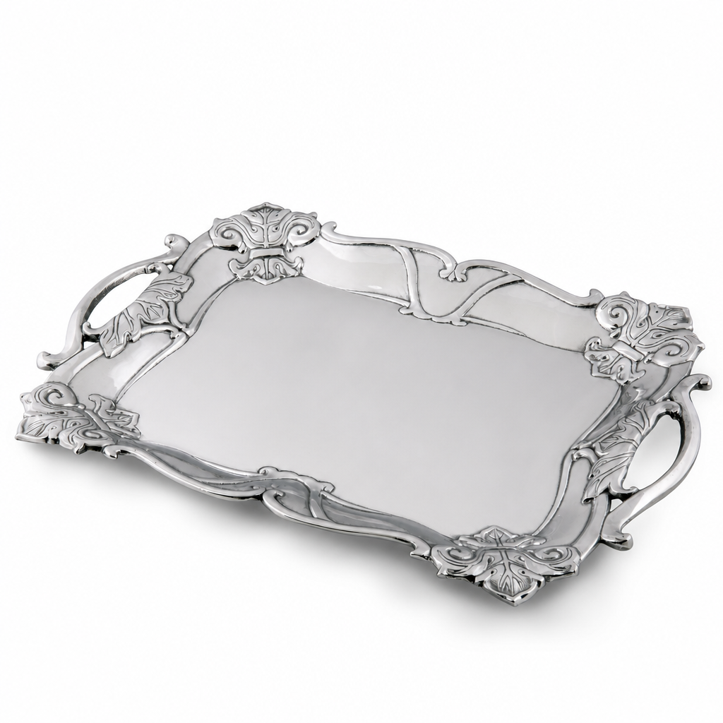 Fleur-De-Lis Rectangle Tray