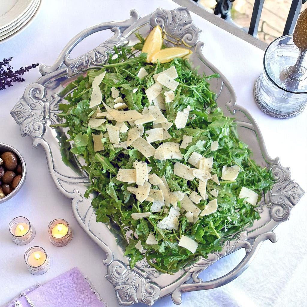 Fleur-De-Lis Rectangle Tray