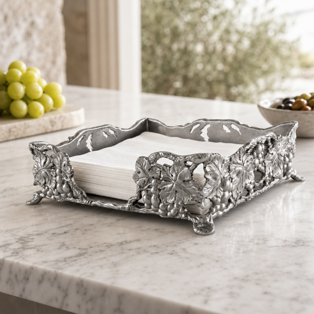 Grape Luncheon Napkin Box