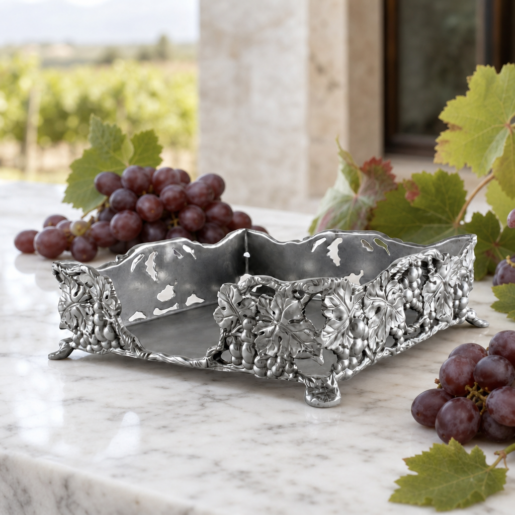 Grape Luncheon Napkin Box