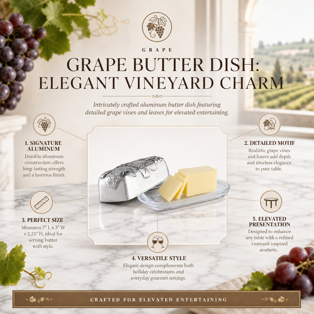 Grape Butter Dish