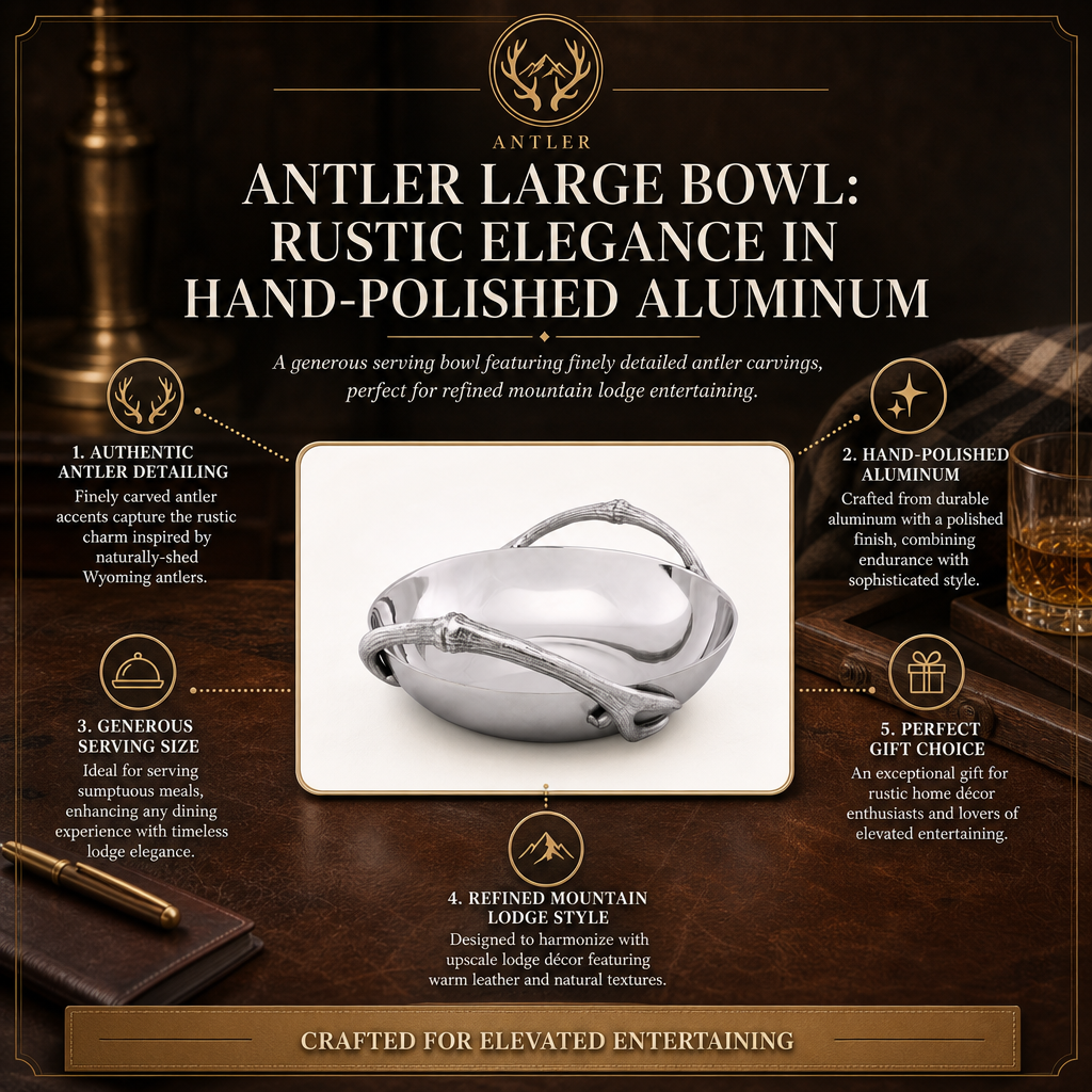 Antler Large Bowl